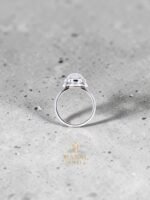 Rainbow Moonstone Ring – 925 Sterling Silver - Image 3