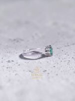 Green Tourmaline Ring – 925 Sterling Silver - Image 3
