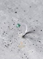 Green Tourmaline Ring – 925 Sterling Silver