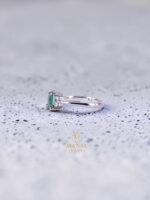 Green Tourmaline Ring – 925 Sterling Silver - Image 2