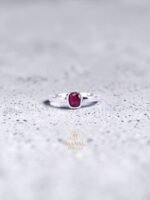 Ruby Ring – 925 Sterling Silver-2 - Image 2
