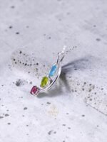 Mixed Gemstone Pendant in 925 Sterling Silver - 2 - Image 2